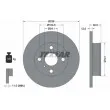 TEXTAR 92065500 - Jeu de 2 disques de frein avant