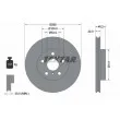 TEXTAR 92068900 - Jeu de 2 disques de frein avant