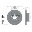 TEXTAR 92075005 - Jeu de 2 disques de frein avant
