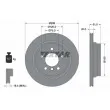 TEXTAR 92075103 - Jeu de 2 disques de frein arrière