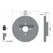 TEXTAR 92075400 - Jeu de 2 disques de frein avant