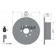 TEXTAR 92075503 - Jeu de 2 disques de frein arrière