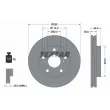 TEXTAR 92077600 - Jeu de 2 disques de frein avant