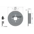 TEXTAR 92077903 - Jeu de 2 disques de frein arrière