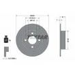 TEXTAR 92096500 - Jeu de 2 disques de frein arrière