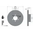 TEXTAR 92097703 - Jeu de 2 disques de frein avant