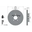 TEXTAR 92098400 - Jeu de 2 disques de frein arrière