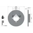 TEXTAR 92100303 - Jeu de 2 disques de frein avant
