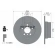 TEXTAR 92107403 - Jeu de 2 disques de frein arrière