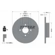 TEXTAR 92110803 - Jeu de 2 disques de frein avant