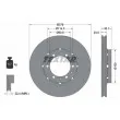 TEXTAR 92112900 - Jeu de 2 disques de frein avant