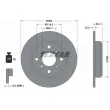 TEXTAR 92114300 - Jeu de 2 disques de frein arrière