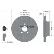 Jeu de 2 disques de frein avant TEXTAR [92115503]
