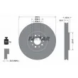 TEXTAR 92118100 - Jeu de 2 disques de frein avant