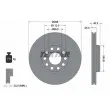 TEXTAR 92121005 - Jeu de 2 disques de frein avant