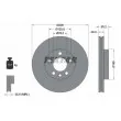 TEXTAR 92121205 - Jeu de 2 disques de frein avant