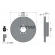 TEXTAR 92123203 - Jeu de 2 disques de frein arrière