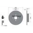 TEXTAR 92124703 - Jeu de 2 disques de frein arrière