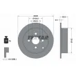 TEXTAR 92126103 - Jeu de 2 disques de frein arrière