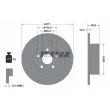 TEXTAR 92126503 - Jeu de 2 disques de frein arrière