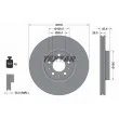 TEXTAR 92126603 - Jeu de 2 disques de frein avant