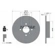 TEXTAR 92128700 - Jeu de 2 disques de frein arrière