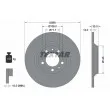 TEXTAR 92129603 - Jeu de 2 disques de frein arrière