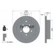 TEXTAR 92130100 - Jeu de 2 disques de frein arrière