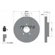 TEXTAR 92133903 - Jeu de 2 disques de frein avant