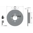 TEXTAR 92134303 - Jeu de 2 disques de frein arrière