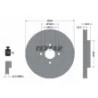 TEXTAR 92139903 - Jeu de 2 disques de frein avant