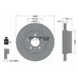 TEXTAR 92141603 - Jeu de 2 disques de frein arrière