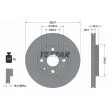 TEXTAR 92141903 - Jeu de 2 disques de frein avant