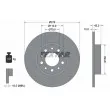 TEXTAR 92145203 - Jeu de 2 disques de frein arrière