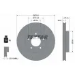 Jeu de 2 disques de frein avant TEXTAR [92146503]
