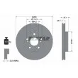 TEXTAR 92146603 - Jeu de 2 disques de frein avant