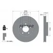TEXTAR 92148100 - Jeu de 2 disques de frein avant