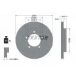TEXTAR 92149000 - Jeu de 2 disques de frein avant