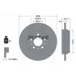 TEXTAR 92149203 - Jeu de 2 disques de frein arrière