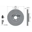 TEXTAR 92151005 - Jeu de 2 disques de frein avant