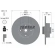 TEXTAR 92154503 - Jeu de 2 disques de frein arrière