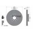 Jeu de 2 disques de frein avant TEXTAR [92154703]