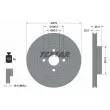TEXTAR 92156200 - Jeu de 2 disques de frein avant