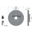 TEXTAR 92157700 - Jeu de 2 disques de frein avant