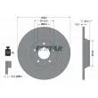 TEXTAR 92159503 - Jeu de 2 disques de frein arrière
