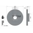TEXTAR 92160805 - Jeu de 2 disques de frein avant