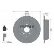 TEXTAR 92162503 - Jeu de 2 disques de frein arrière