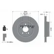 TEXTAR 92163603 - Jeu de 2 disques de frein avant