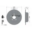 TEXTAR 92165803 - Jeu de 2 disques de frein arrière