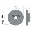 TEXTAR 92167700 - Jeu de 2 disques de frein avant